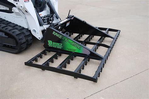 skid steer 3pt landscape rake|topcat skid steer landscape rake.